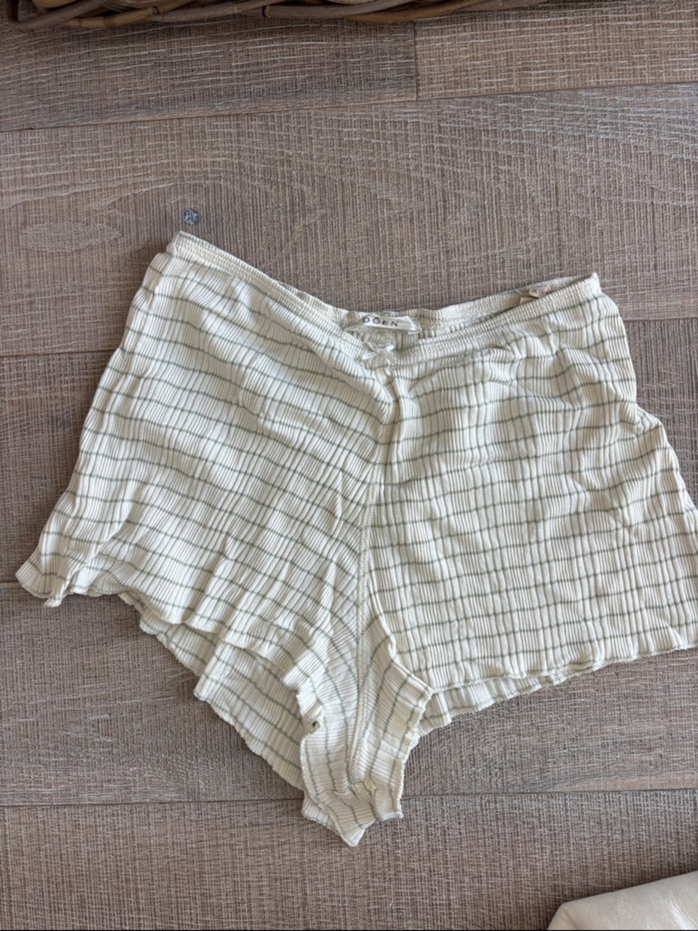 DÔEN  High-Waist Lounge Shorts